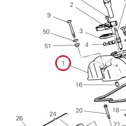 Couvercle culasse vertical — réf. 24717003CD | Ducati Store