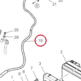 Cable 51311151B — réf. 51311151B | Ducati Store