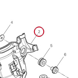 V22B Headlight support — réf. 8291T831A | Ducati Store