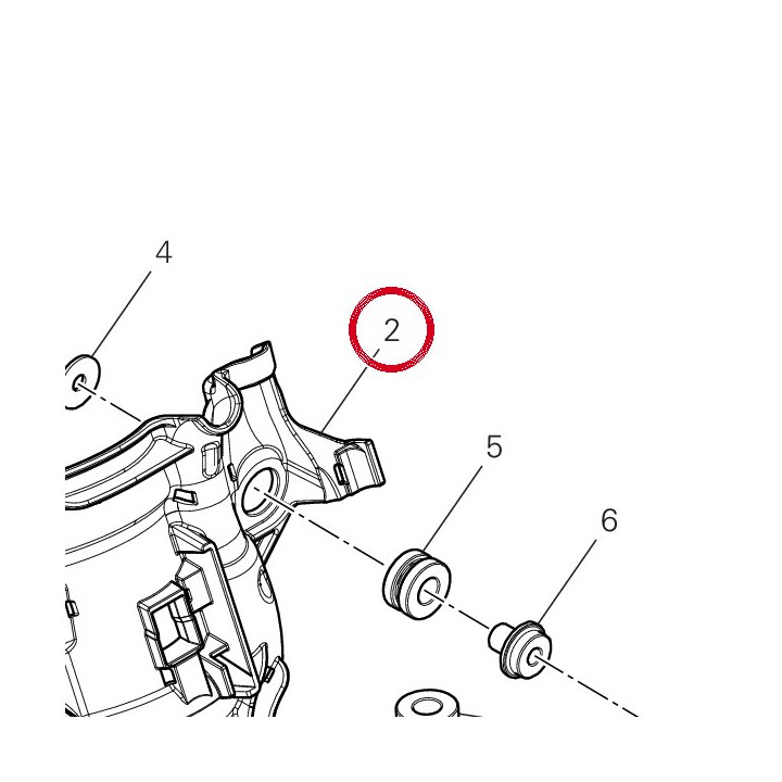V22B Headlight support — réf. 8291T831A | Ducati Store