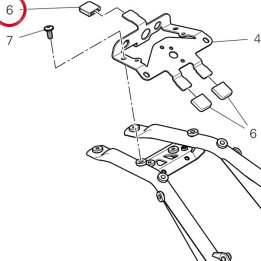 Caoutchouc 86612721A — réf. 86612721A | Ducati Store