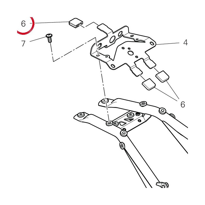 Caoutchouc 86612721A — réf. 86612721A | Ducati Store