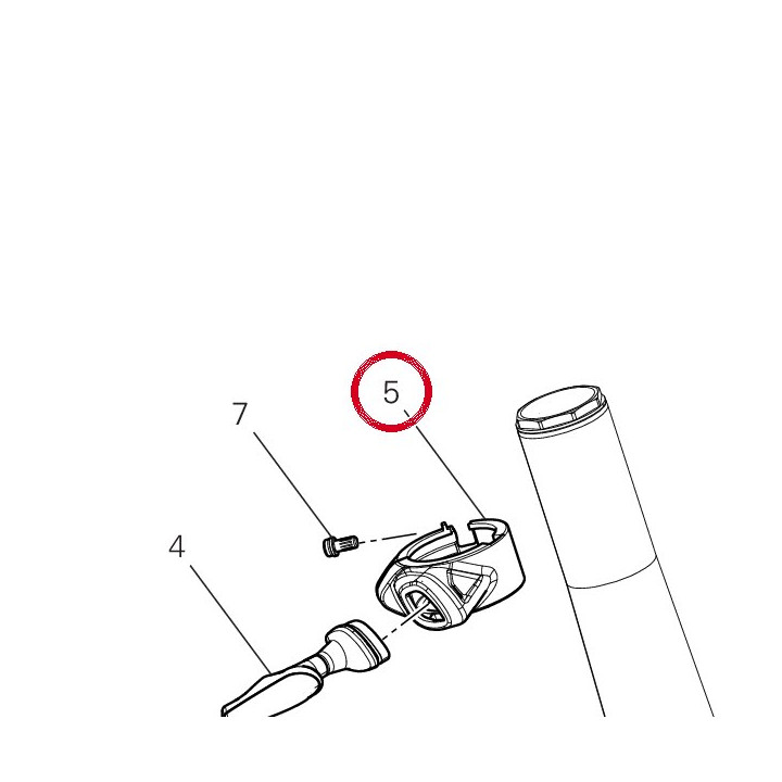 Support clignotant droit — réf. 7131G301A | Ducati Store