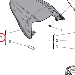 Cache selle 460PT392AD — réf. 460PT392AD | Ducati Store