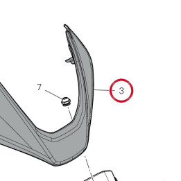 Capot avant 48110431AA — réf. 48110431AA | Ducati Store