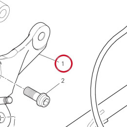 Support béquille lateral — réf. 55621241AA | Ducati Store