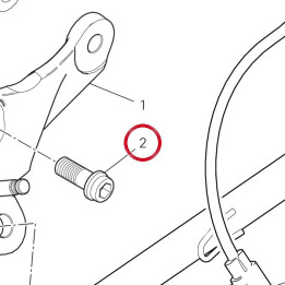Vis tceif M10X25 77110431A — réf. 77110431A | Ducati Store