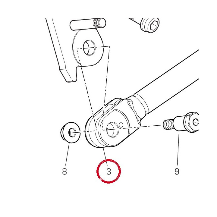Béquille laterale — réf. 55611151BA | Ducati Store