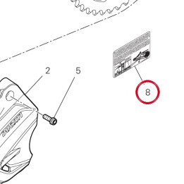 Decalcomanie réglage chaîne — réf. 43314991A | Ducati Store