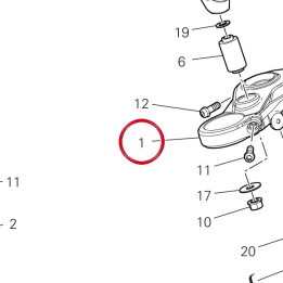 Tête de direction — réf. 34111801BA | Ducati Store