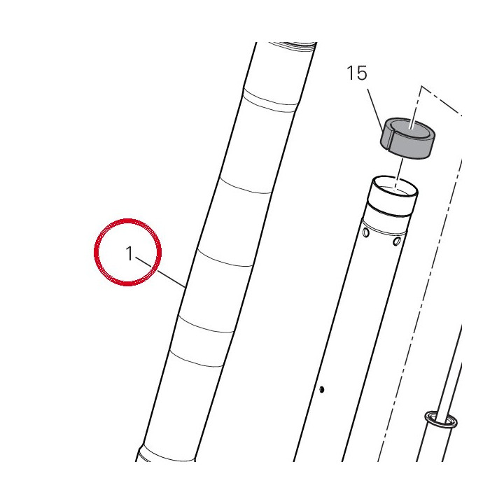 Fourche complète droit — réf. 34421261A | Ducati Store