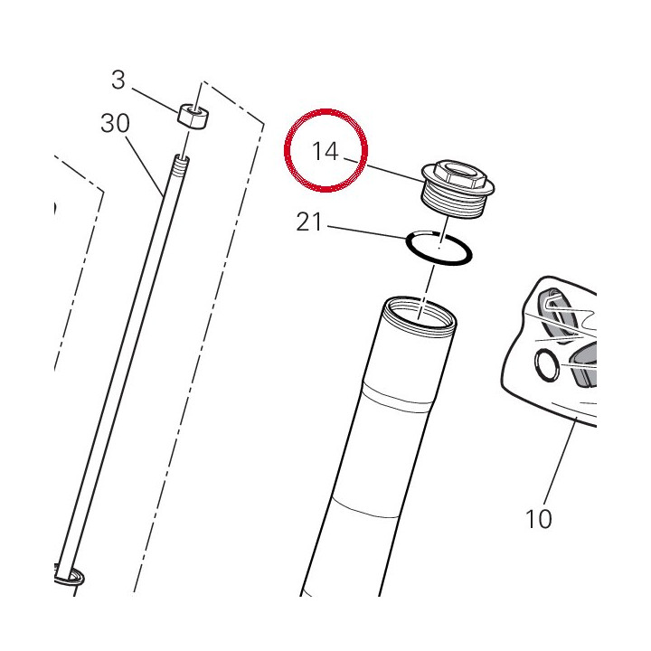 Bouchon 34913981A — réf. 34913981A | Ducati Store