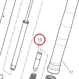 Tube de precharge 34914011A — réf. 34914011A | Ducati Store