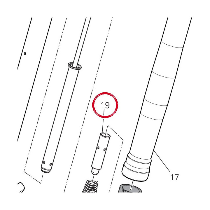 Tube de precharge 34914011A — réf. 34914011A | Ducati Store