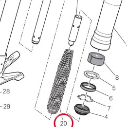Ressort 34914971A — réf. 34914971A | Ducati Store