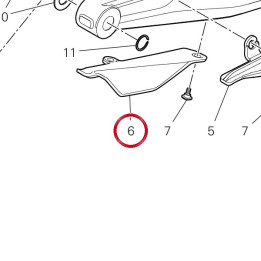 Patin chaîne inférieure — réf. 44712421A | Ducati Store