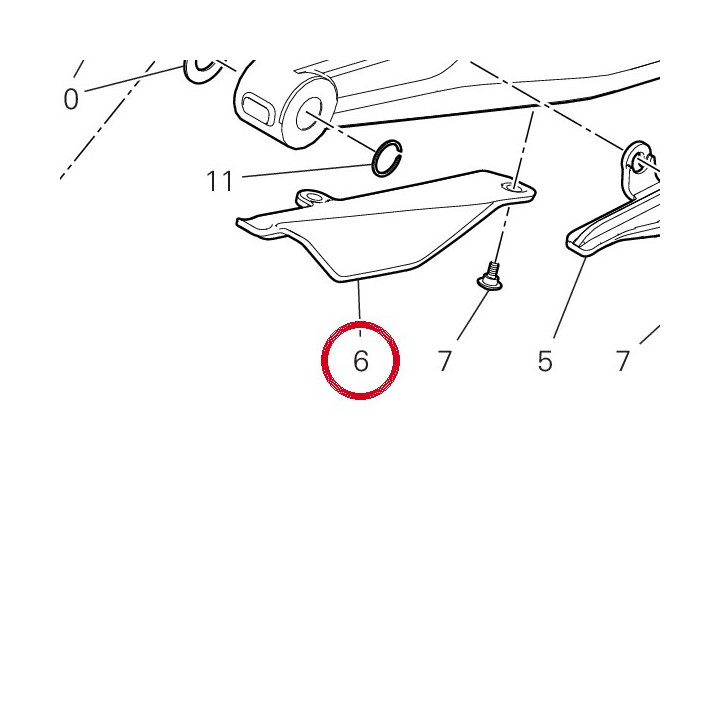 Patin chaîne inférieure — réf. 44712421A | Ducati Store
