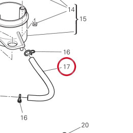 Tuyau huile 93310611A — réf. 93310611A | Ducati Store