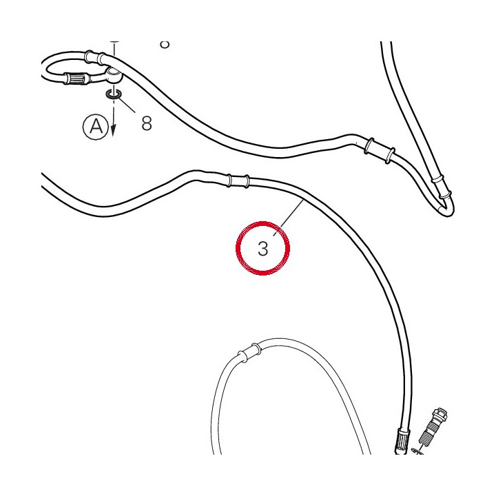 Durit boitier - étriers — réf. 61811714B | Ducati Store