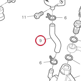 Tuyau huile 93310601A — réf. 93310601A | Ducati Store