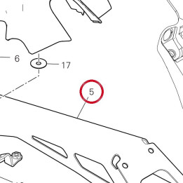 Support bavette — réf. 56113641EA | Ducati Store