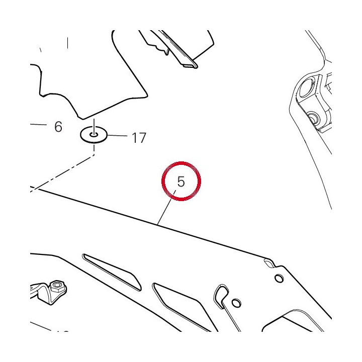 Support bavette — réf. 56113641EA | Ducati Store