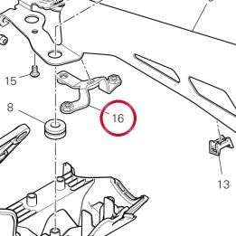 Equerre 8301L671AA — réf. 8301L671AA | Ducati Store