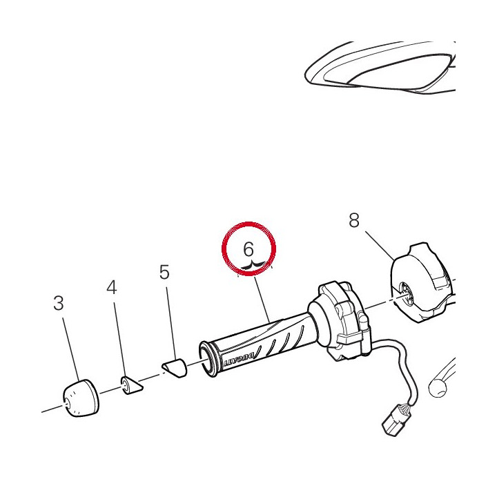 Contrôle gaz (ensemble) — réf. 66020094B | Ducati Store