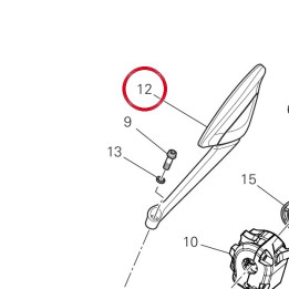 Rétroviseur gauche 52310551A — réf. 52310551A | Ducati Store