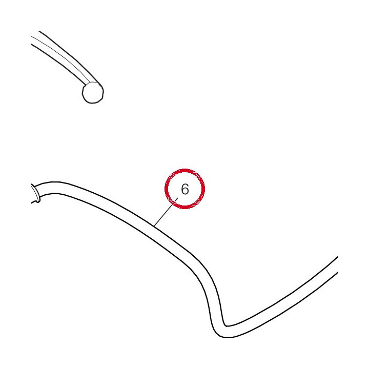Tuyau huile embrayage — réf. 63211101C | Ducati Store