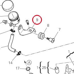 Support bocal liquide — réf. 8291B951BA | Ducati Store