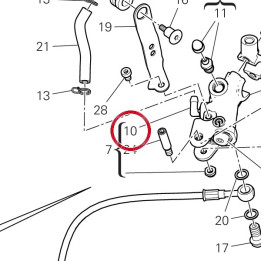 Raccord tuyau 63140541A — réf. 63140541A | Ducati Store