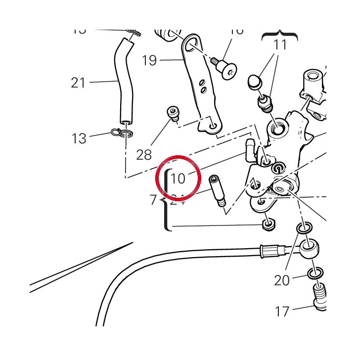 Raccord tuyau 63140541A — réf. 63140541A | Ducati Store