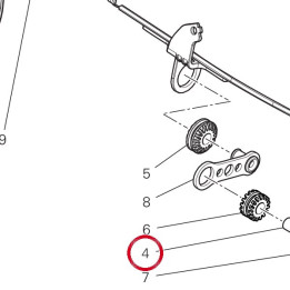 Entretoise 71616011AA — réf. 71616011AA | Ducati Store