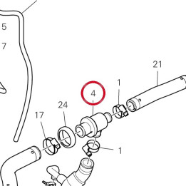 Thermostate 55340041A — réf. 55340041A | Ducati Store