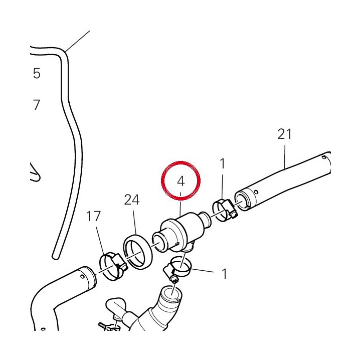 Thermostate 55340041A — réf. 55340041A | Ducati Store