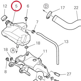 Vase expansion 58511332A — réf. 58511332A | Ducati Store