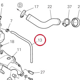 Tube D'Event 93410201A — réf. 93410201A | Ducati Store