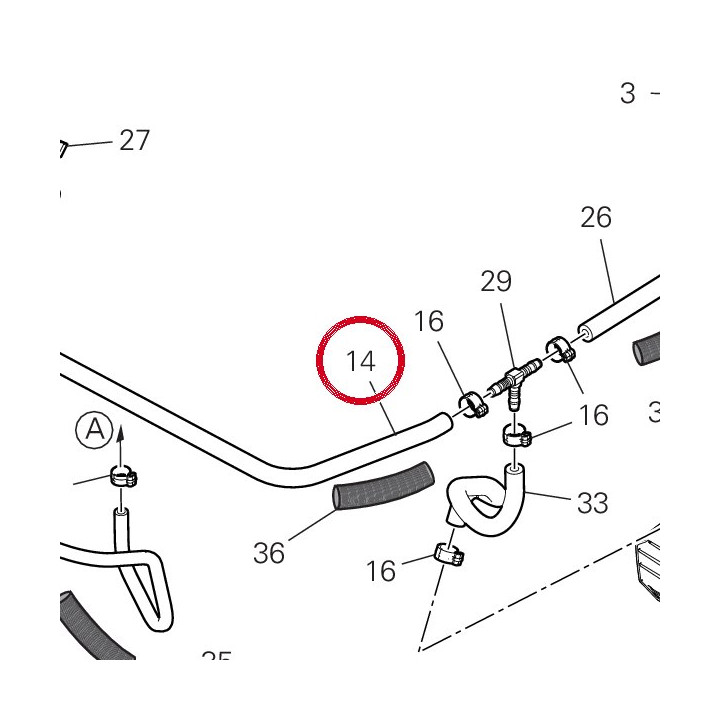 Tube D'Event 80018361A — réf. 80018361A | Ducati Store