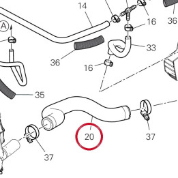 Manchon Pompe/Radiateur — réf. 80018321B | Ducati Store