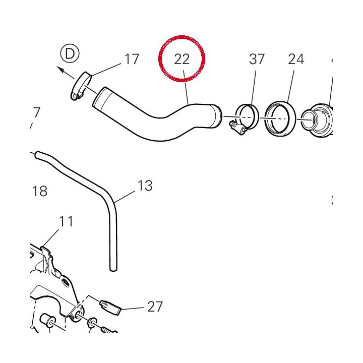 Manchon — réf. 80018301B | Ducati Store