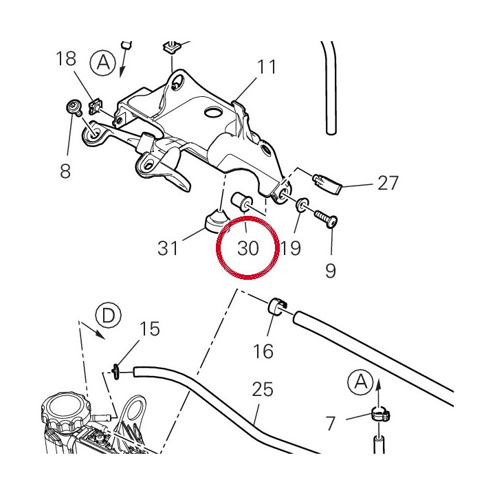 Douille 85041121A — réf. 85041121A | Ducati Store