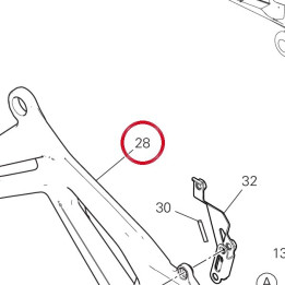 Plaque Porte-Repose-Pied — réf. 82414041BA | Ducati Store