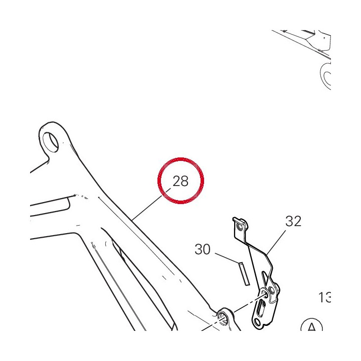 Plaque Porte-Repose-Pied — réf. 82414041BA | Ducati Store
