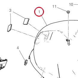 Réservoir carburant — réf. 58613044AA | Ducati Store