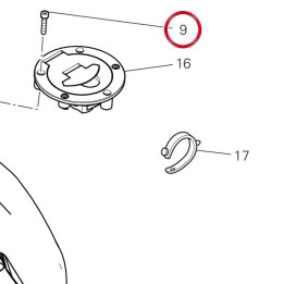 Vis M5X25 77150457E — réf. 77150457E | Ducati Store