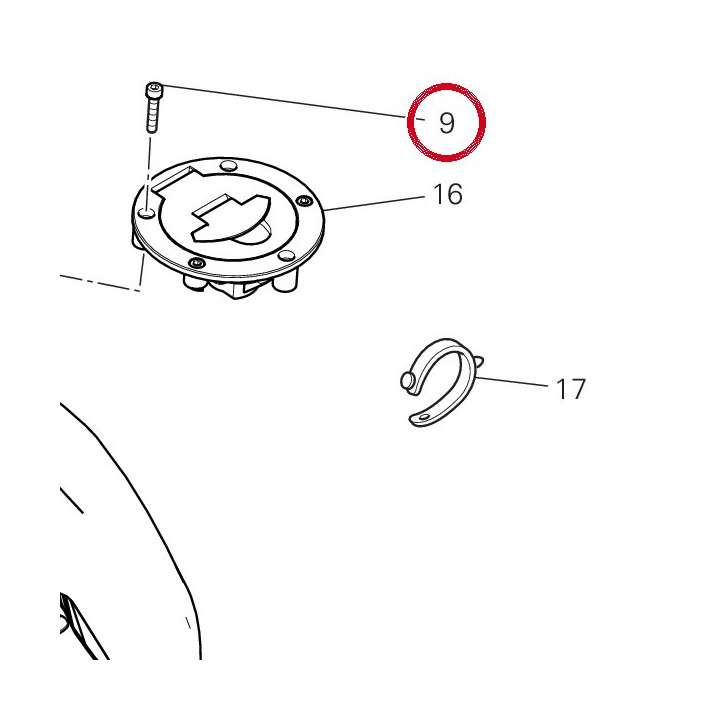 Vis M5X25 77150457E — réf. 77150457E | Ducati Store