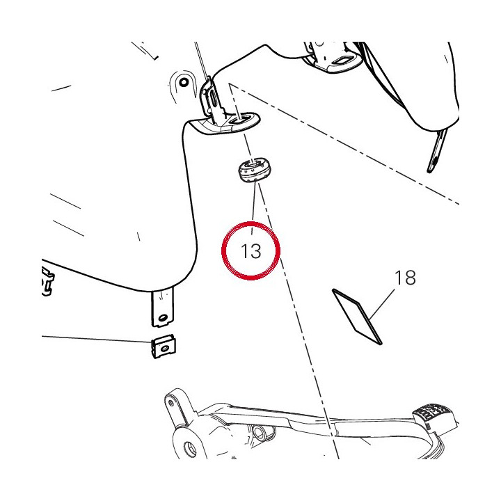 Caoutchouc 8.5X14X24 — réf. 76411861B | Ducati Store