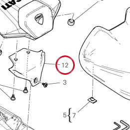 Support 8301L111A — réf. 8301L111A | Ducati Store