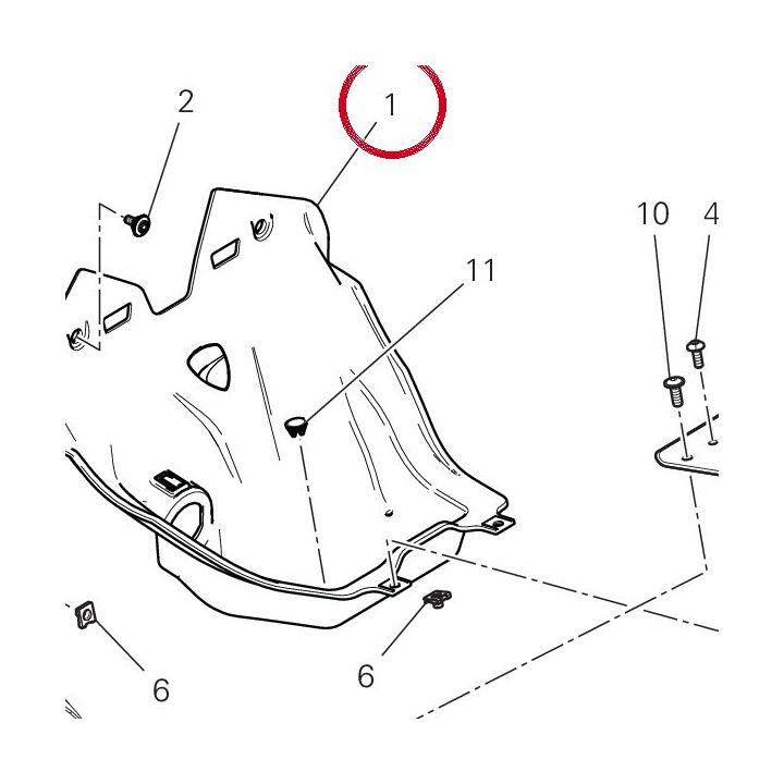 Couvette Porte-Objets — réf. 55910202A | Ducati Store